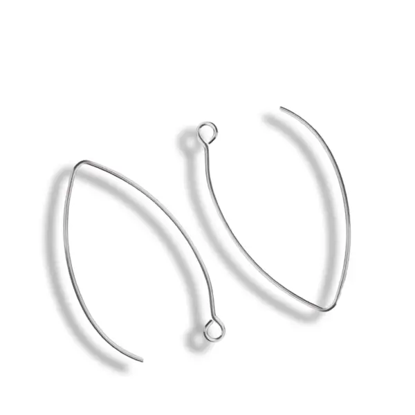 Attaches hypoallergéniques en acier inoxydable pour boucles d'oreilles, idéales pour les oreilles sensibles